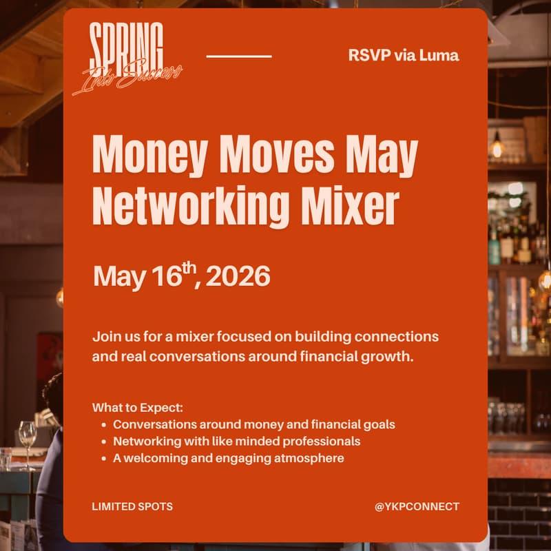 Cover Image for Money Moves May Networking Mixer