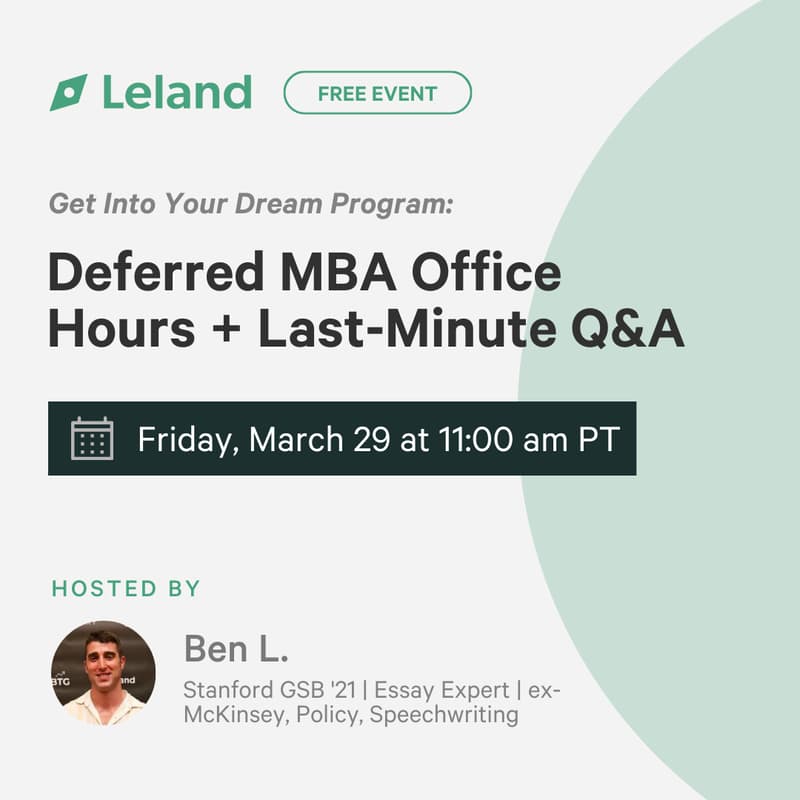 Cover Image for Deferred MBA Office Hours