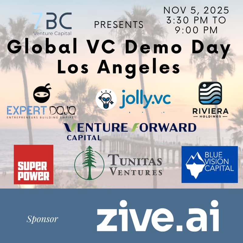 Cover Image for 7BC Global VC Demo Day Los Angeles / Santa Monica