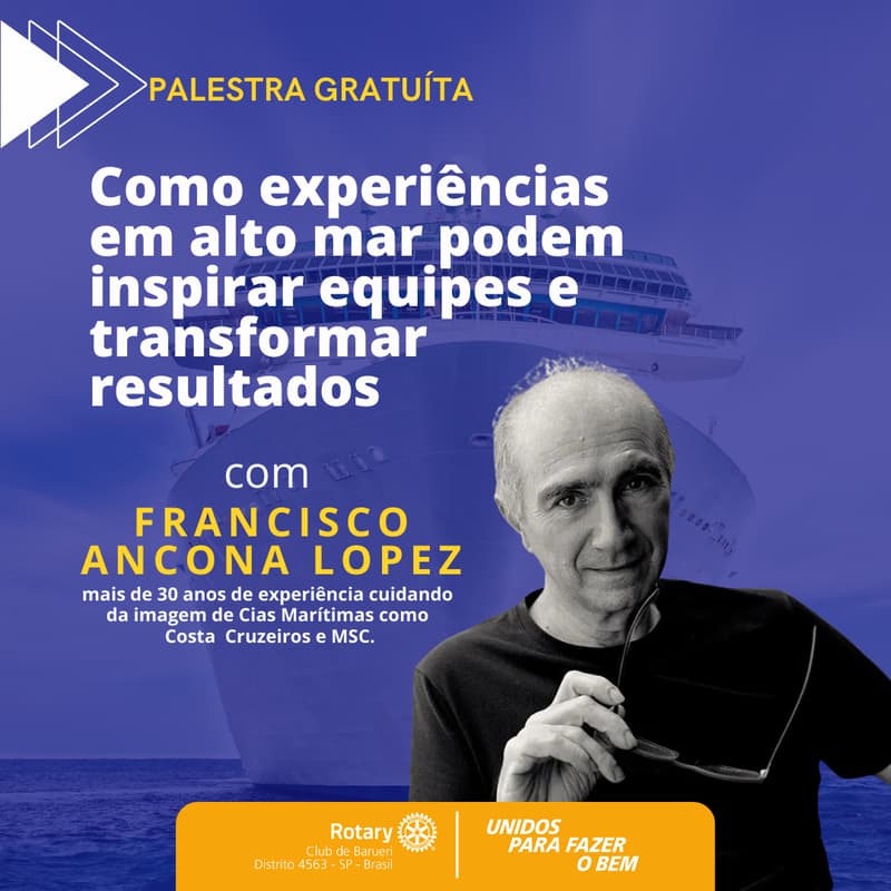 Cover Image for Palestra: Como experiências em alto mar podem inspirar equipes e transformar resultados