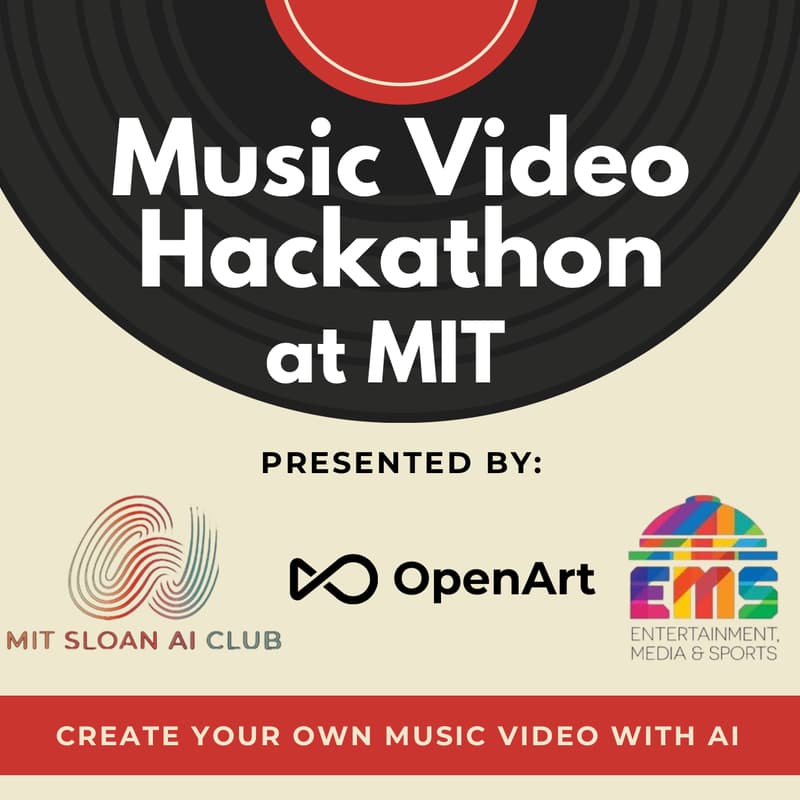 Cover Image for Music Video Hackathon at MIT | Top Speaker + Cash Prize