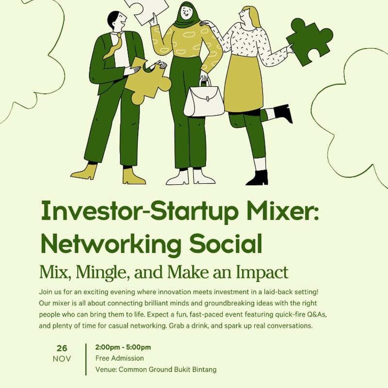 Cover Image for Investor-Startup Mixer: Networking Social