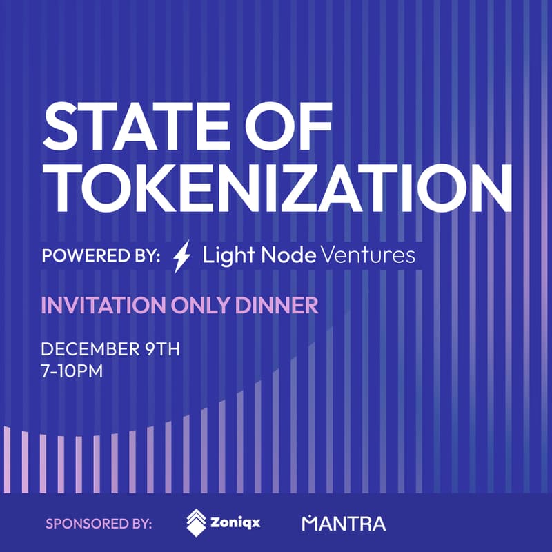 Cover Image for State of Tokenization - VIP Dinner