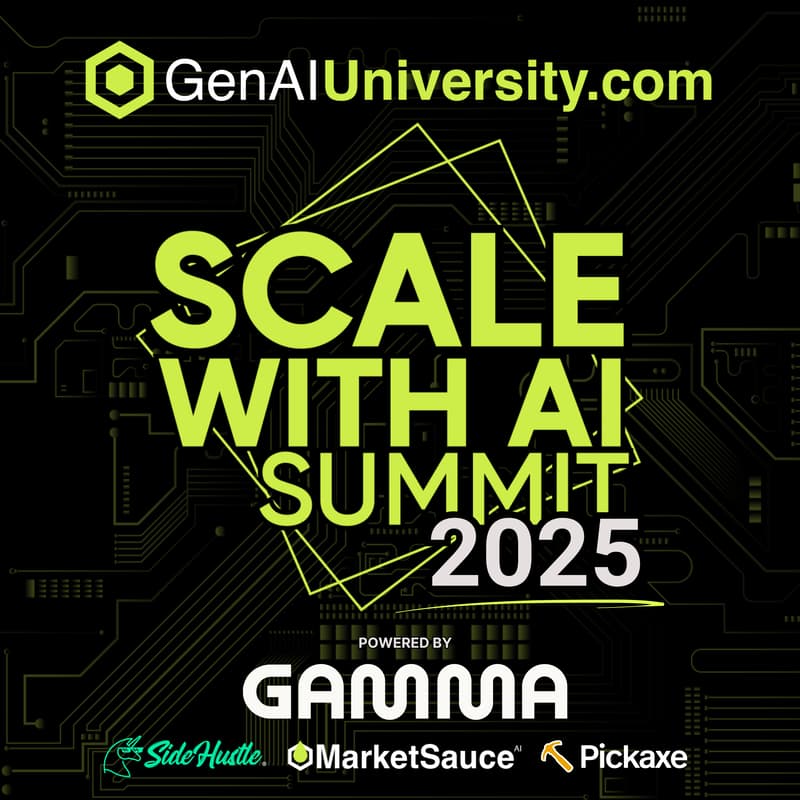 Cover Image for Scale with AI Summit 2025 LIVE Virtual Event with GenAIUniversity.com