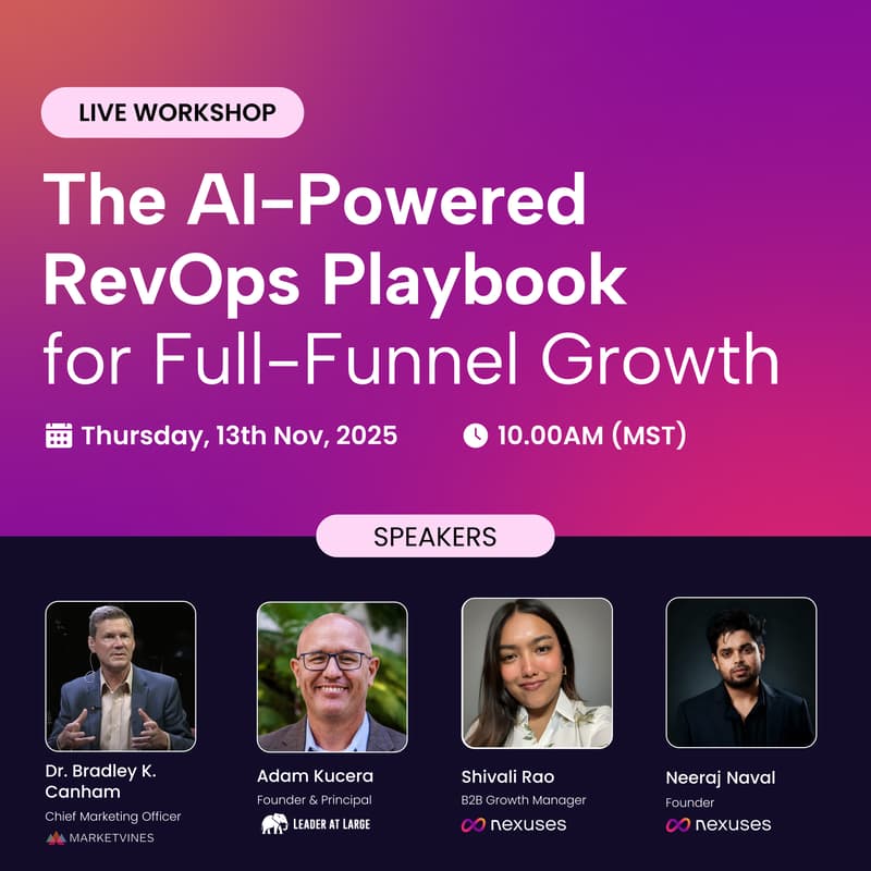Cover Image for The AI-Powered RevOps Playbook for Full-Funnel Growth