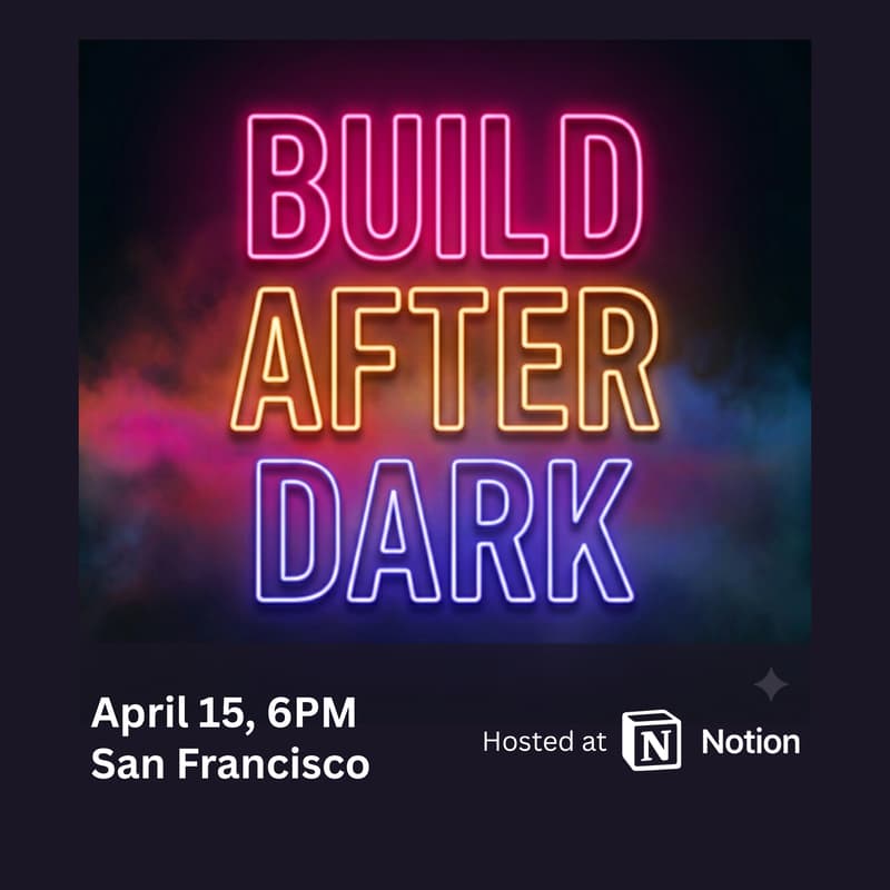 Cover Image for Build After Dark 4/15