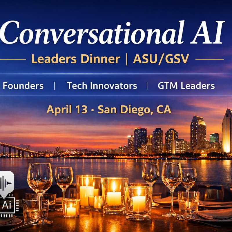 Cover Image for Invite-Only Dinner: Leaders Building Conversational AI