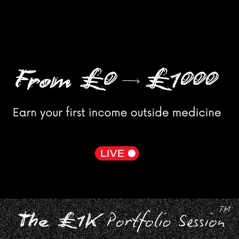 Cover Image for Dr's First £1K: The Portfolio Blueprint