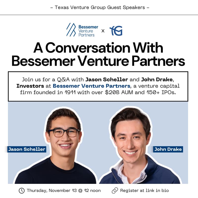 Cover Image for TVG x Bessemer Venture Partners Q&A