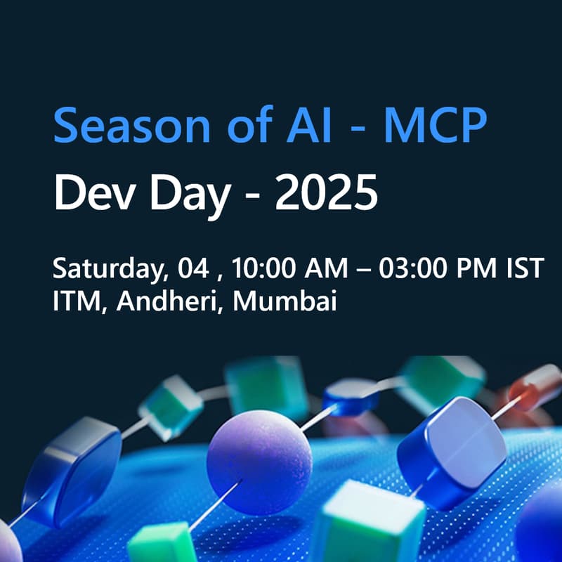 Cover Image for Season of AI - MCP Dev Day - Mumbai - 2025