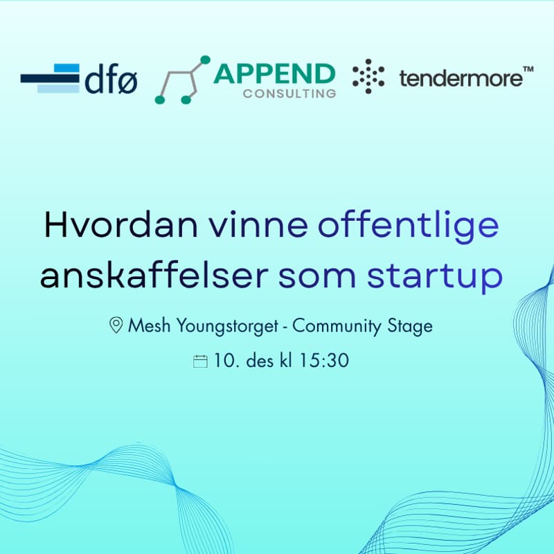 Cover Image for Hvordan vinne offentlige anskaffelser som startup
