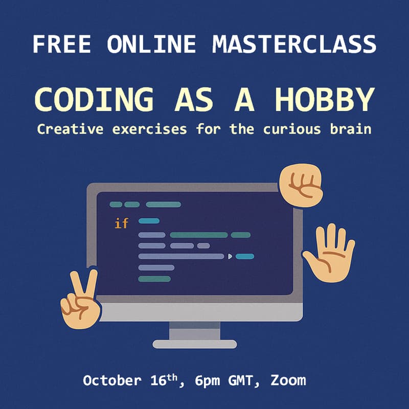Cover Image for Coding as a Hobby