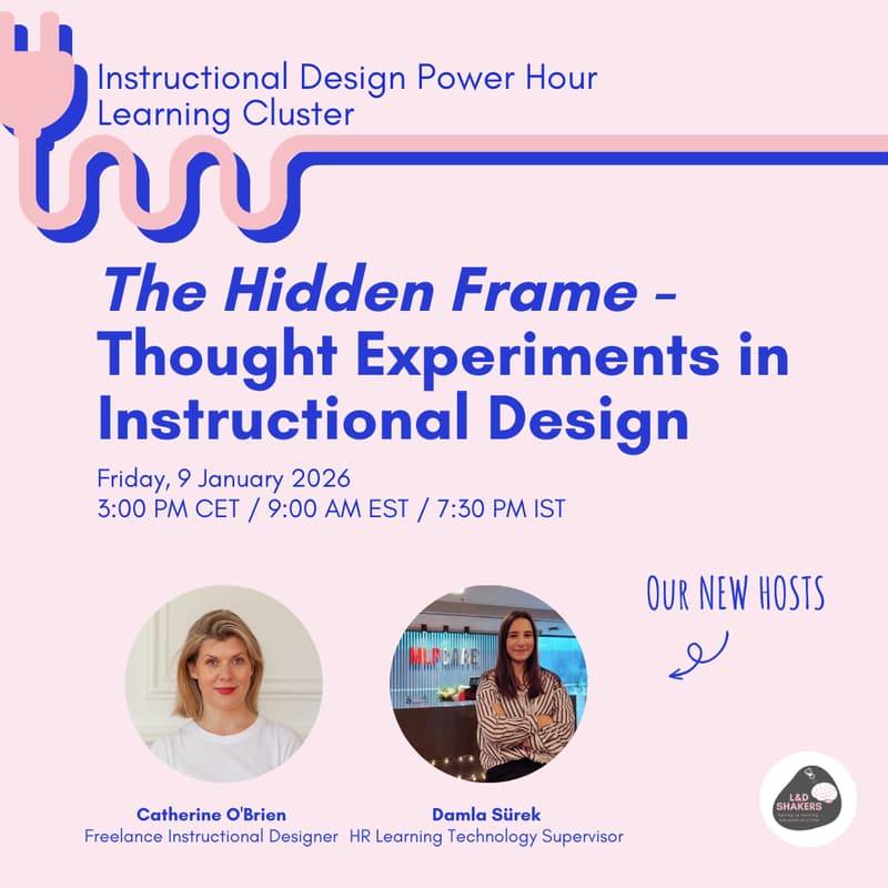 Cover Image for ID Power Hour: Thought Experiments in Instructional Design