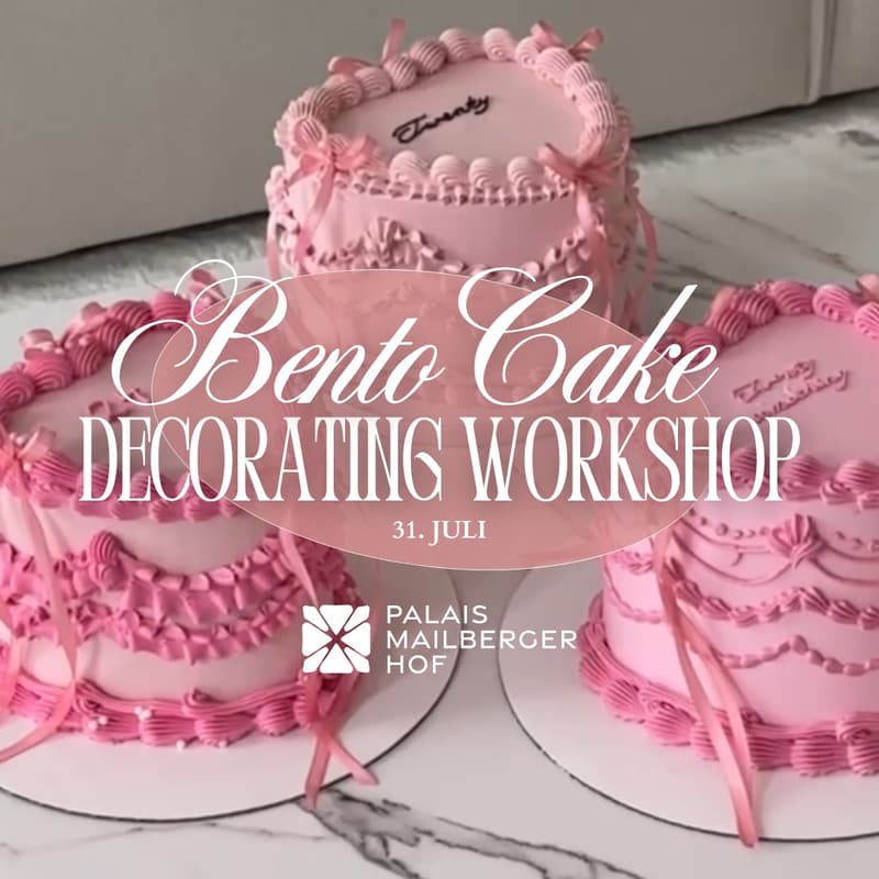 Titelbild für 🧁 Bento Cake Decorating Workshop – Hot Honey Club x Vanilla Cherry Cakes 🤍