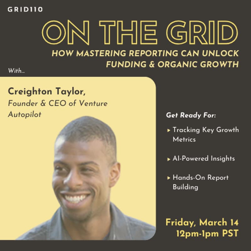 Cover Image for On The Grid: How Mastering Reporting Can Unlock Funding & Organic Growth