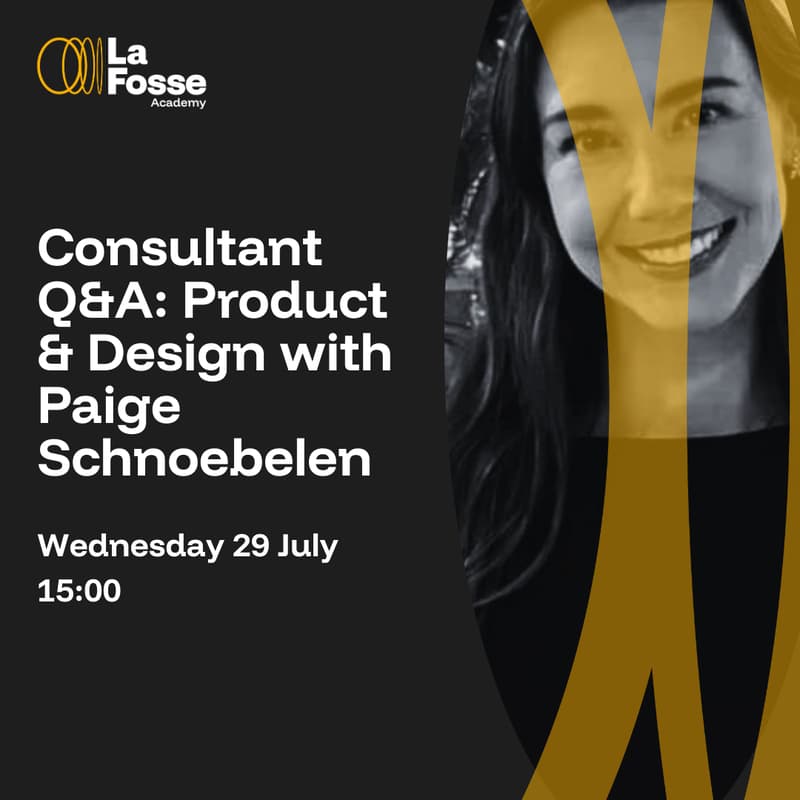 Cover Image for Consultant Q&A: Product & Design with Paige Schnoebelen