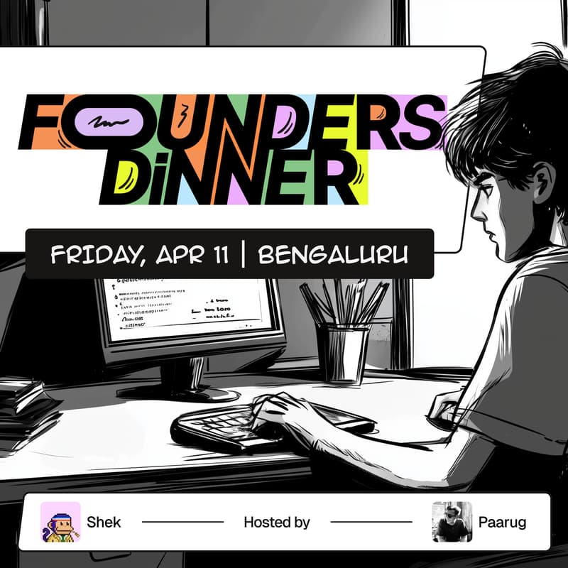 Cover Image for Founder's Dinner BLR