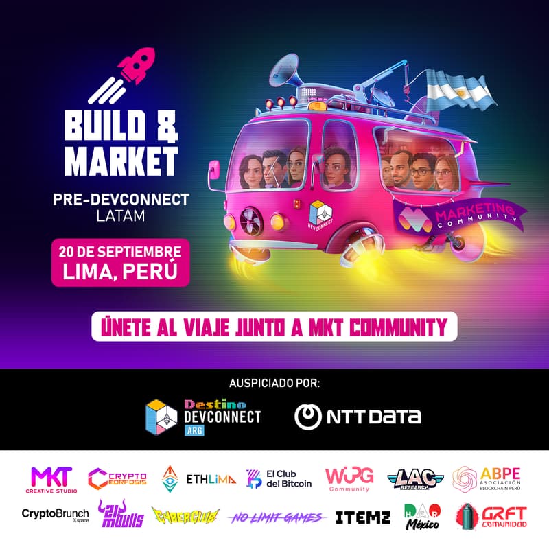 Cover Image for Build & Market – Pre-Devconnect LATAM 🇵🇪