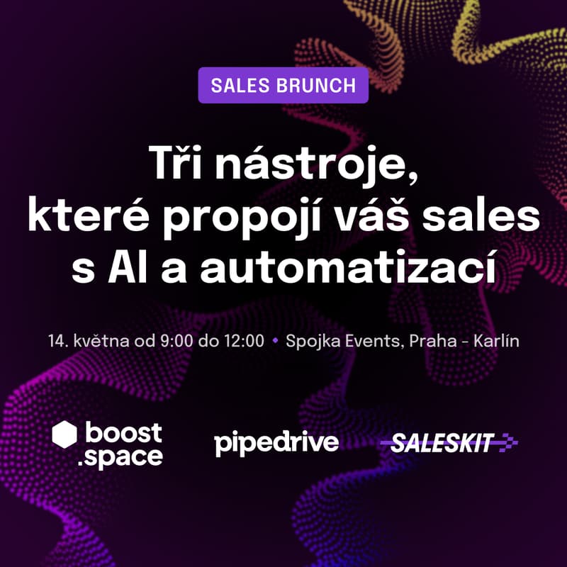 Cover Image for Sales Brunch: Tři nástroje, které propojí váš sales s AI a automatizací