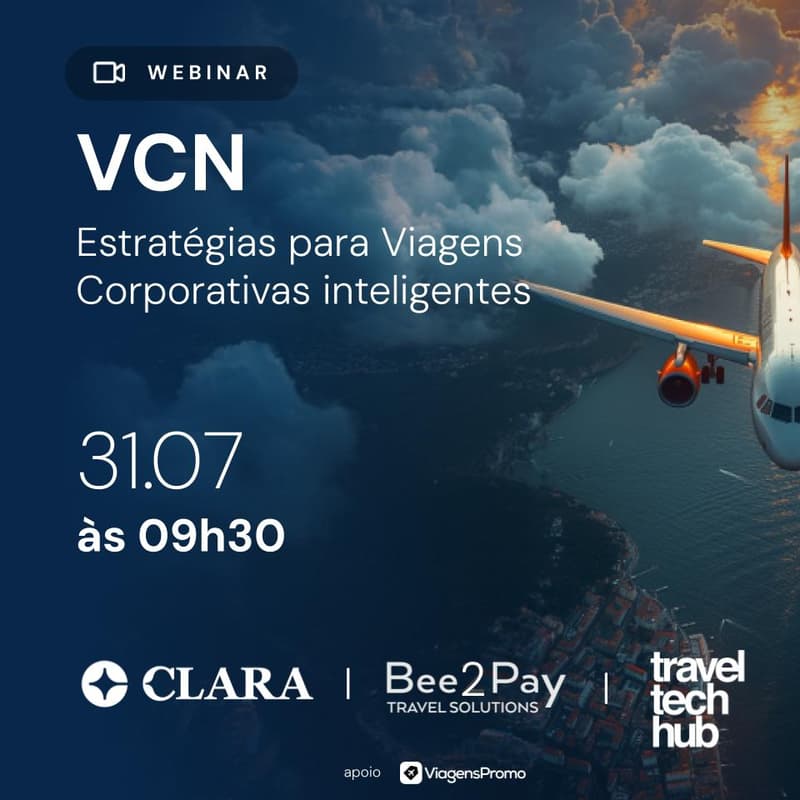 Imagem de capa para Clara & Bee2Pay | VCN: Estratégias para Viagens Corporativas inteligentes