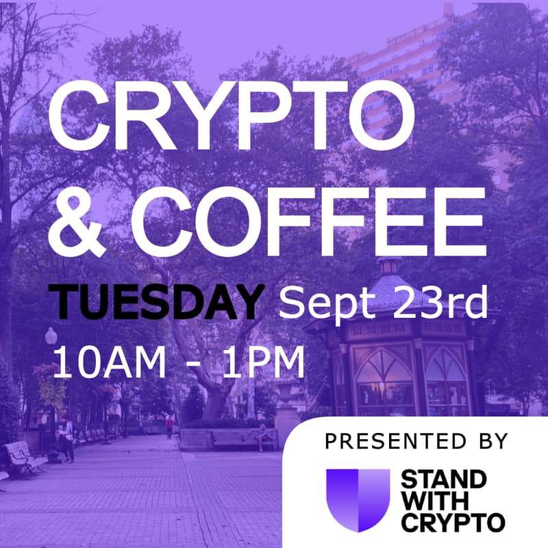 Cover Image for Crypto, Coffee & Coworking – Powered by Stand With Crypto