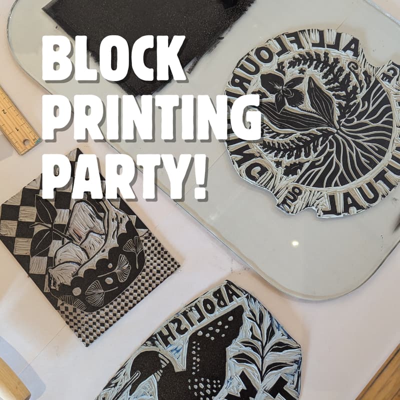 Cover Image for Block Printing Party!