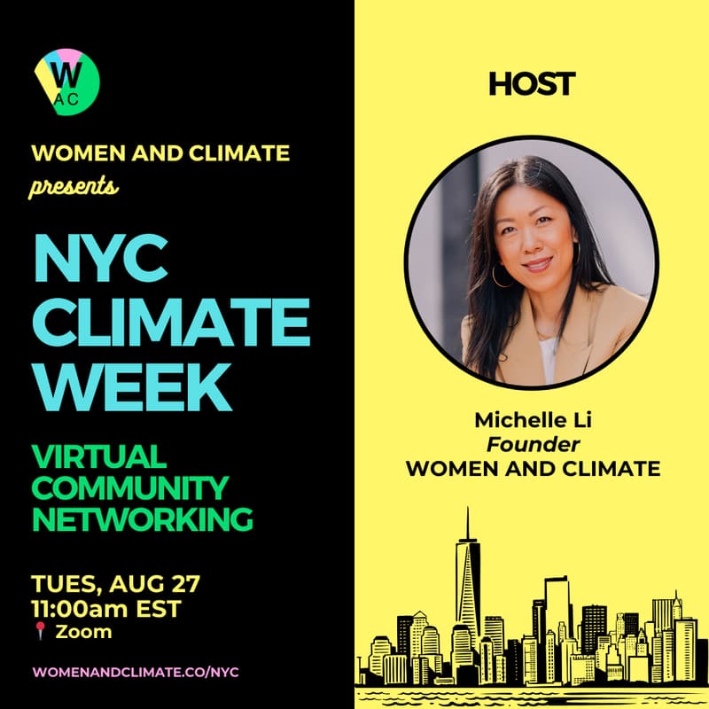 Cover Image for NYC Climate Week Virtual Networking
