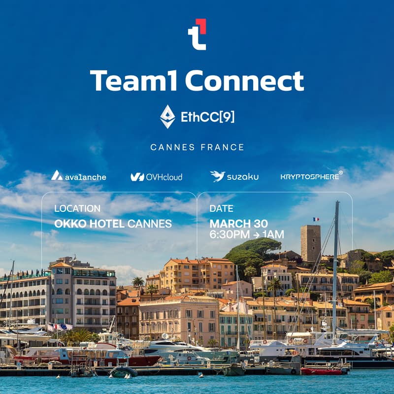 Cover Image for Team1 Connect EthCC, Cannes