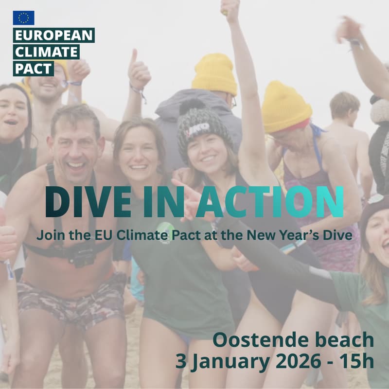 Cover Image for New Year's Dive Oostende with the EU Climate Pact