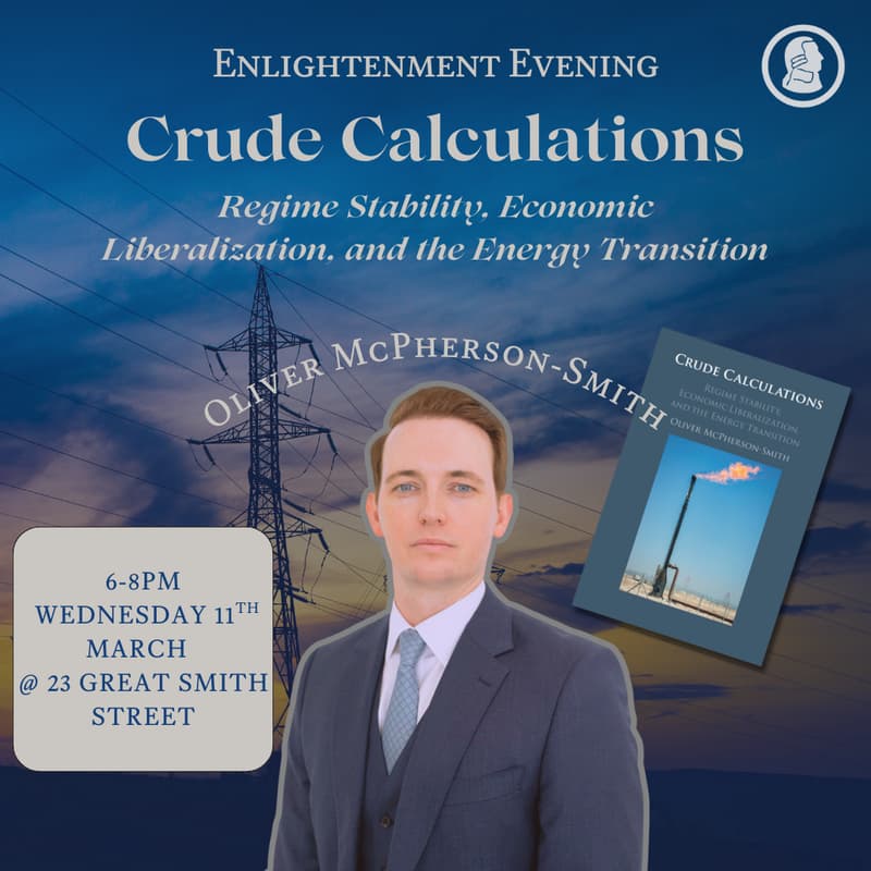 Cover Image for Enlightenment Evening: Crude Calculations by Oliver McPherson-Smith