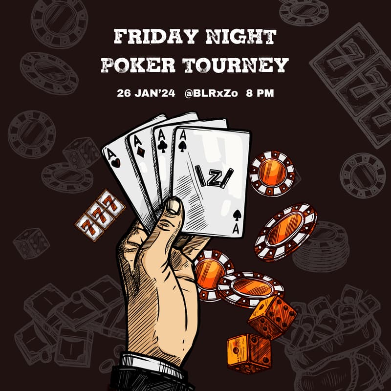 Cover Image for Friday Night Poker Tourney - Jan