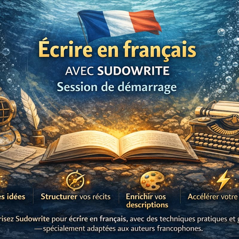 Cover Image for Quick Start: Ecrire en Francais avec Sudowrite