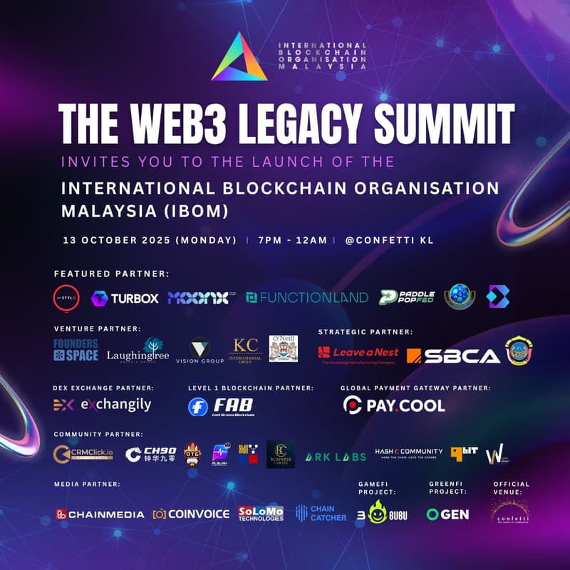 Cover Image for Global Official Launching – International Blockchain Organisation (IBO)