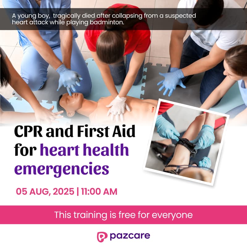 Cover Image for CPR and FIRST AID for HEART health emergencies