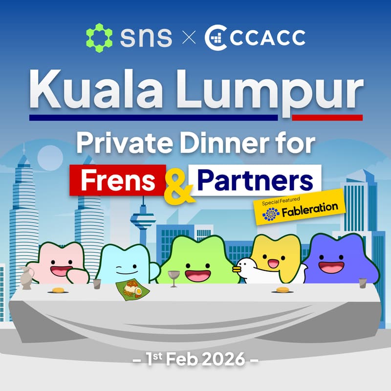 Cover Image for Private Dinner for Frens & Partners - SNS x CCACC