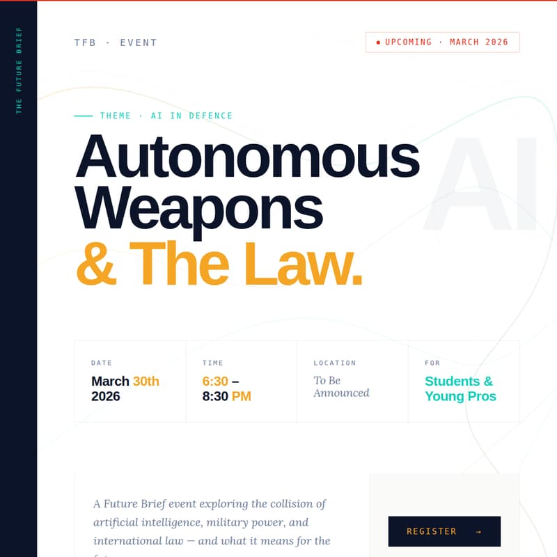 Cover Image for Autonomous Weapons & The Law