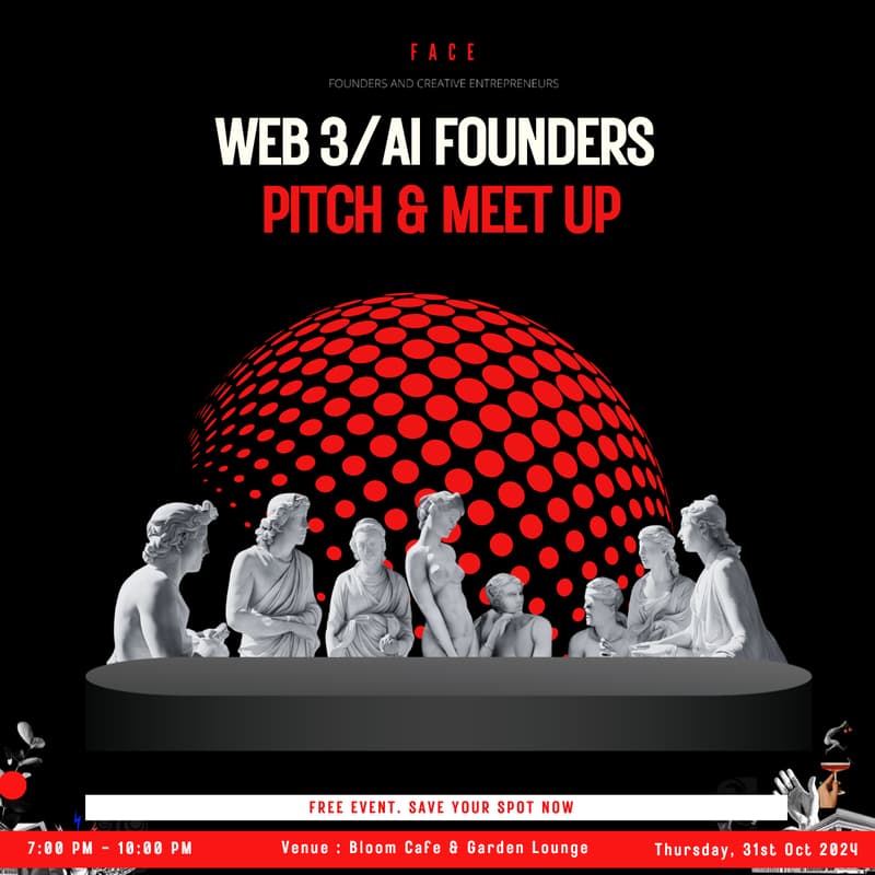 Cover Image for Web 3/AI Founders Pitch & Meet Up