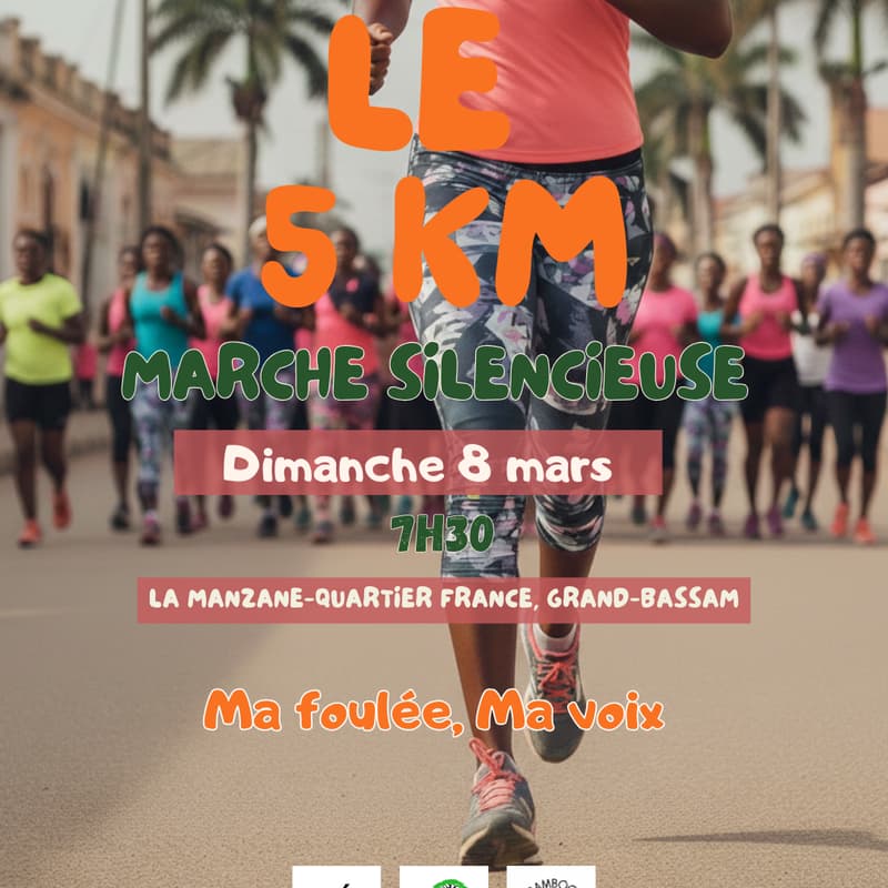 Cover Image for Le 5 km Marche Silencieuse - Ma foulée, Ma voix