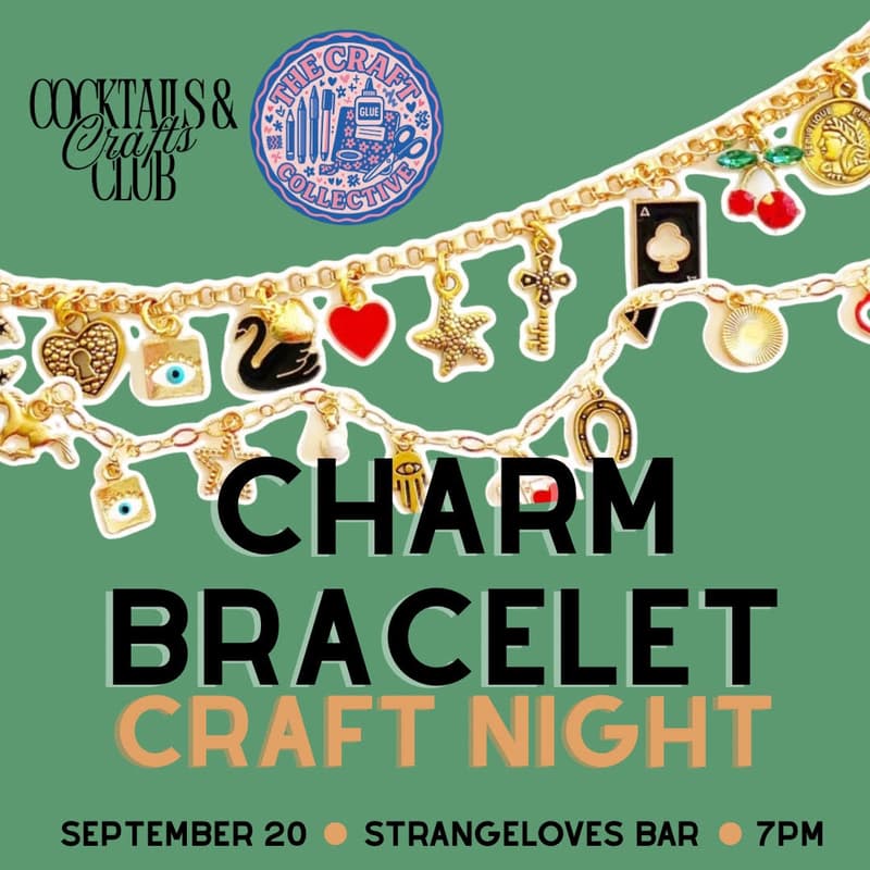 Cover Image for Charmed: Craft Collective x Cocktails & Crafts (Purchase Ticket on Posh: Link Below)