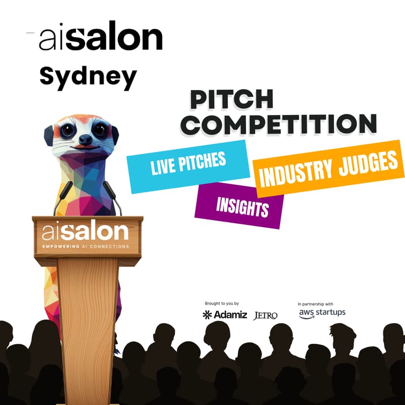 Cover Image for AI Salon Sydney - Pitch competition & Expert insights