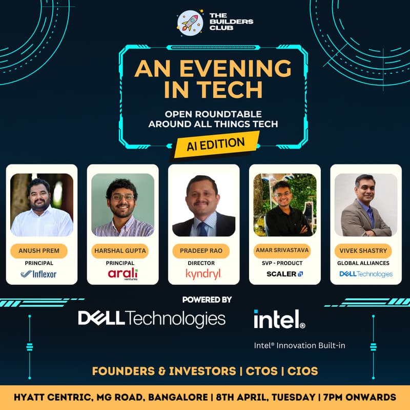 Cover Image for An Evening in Tech - AI Edition! #bangalore