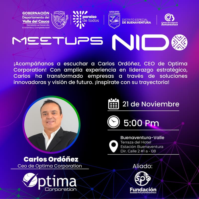 Cover Image for MeetUp NIDO - Buenaventura <> Carlos O (Optima)