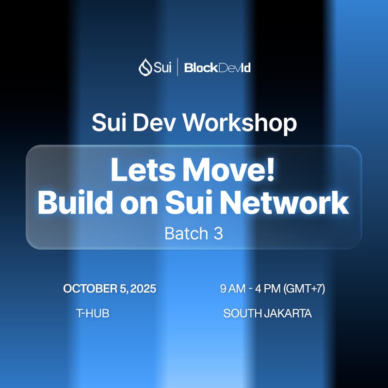 Cover Image for Sui Developer Workshop Batch 3