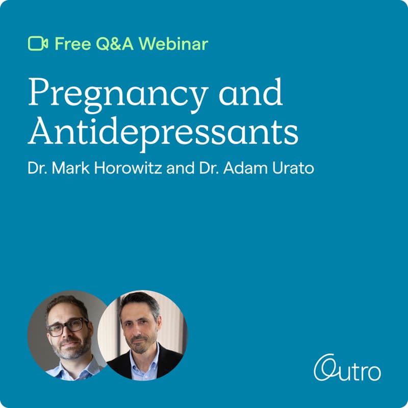 Cover Image for Pregnancy and Antidepressants: Dr. Mark Horowitz hosts Dr. Adam Urato