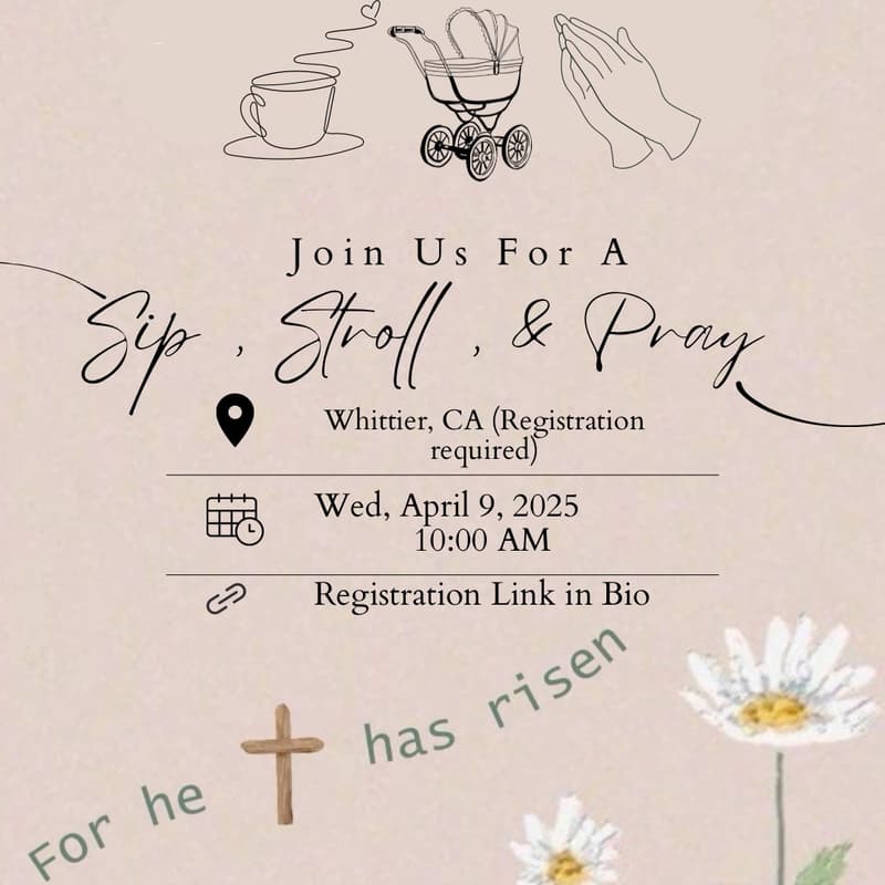 Cover Image for Sip, Stroll, & Pray