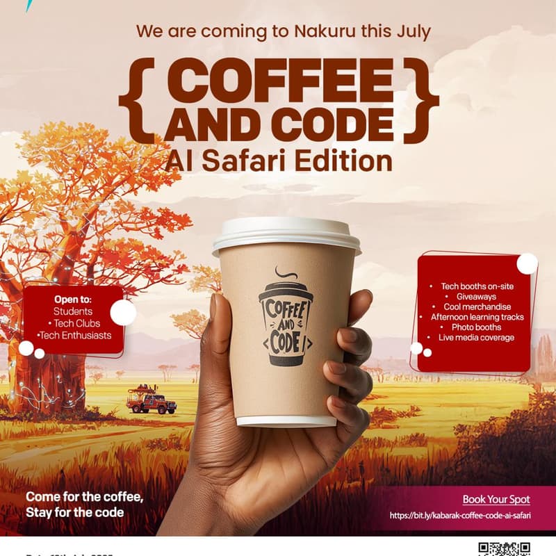 Cover Image for Coffee & Code Tour: AI Safari Edition - PLP Community x Kabarak University