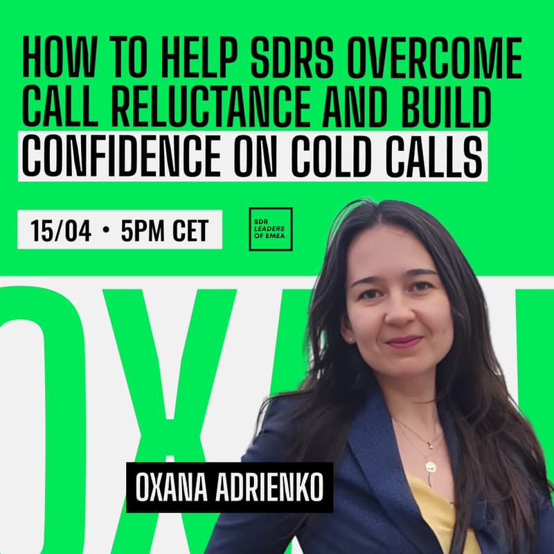 Cover Image for How to Help SDRs Overcome Call Reluctance and Build Confidence on Cold Calls
