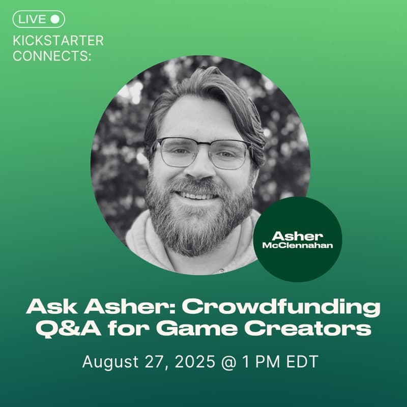 Cover Image for Ask Asher: Crowdfunding Q&A for Game Creators