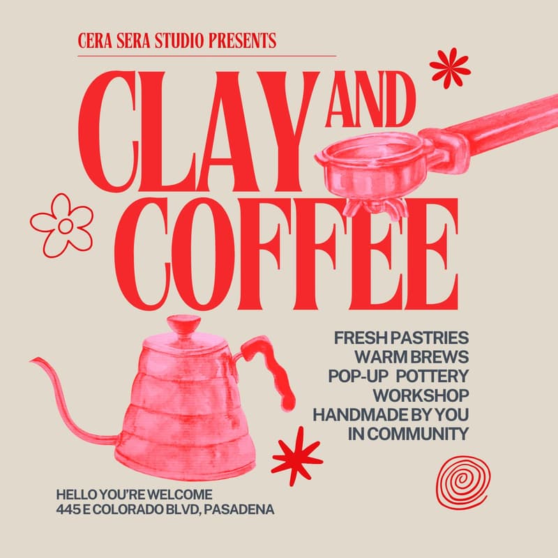 Cover Image for Clay & Coffee: A Ceramic Handbuilding Workshop