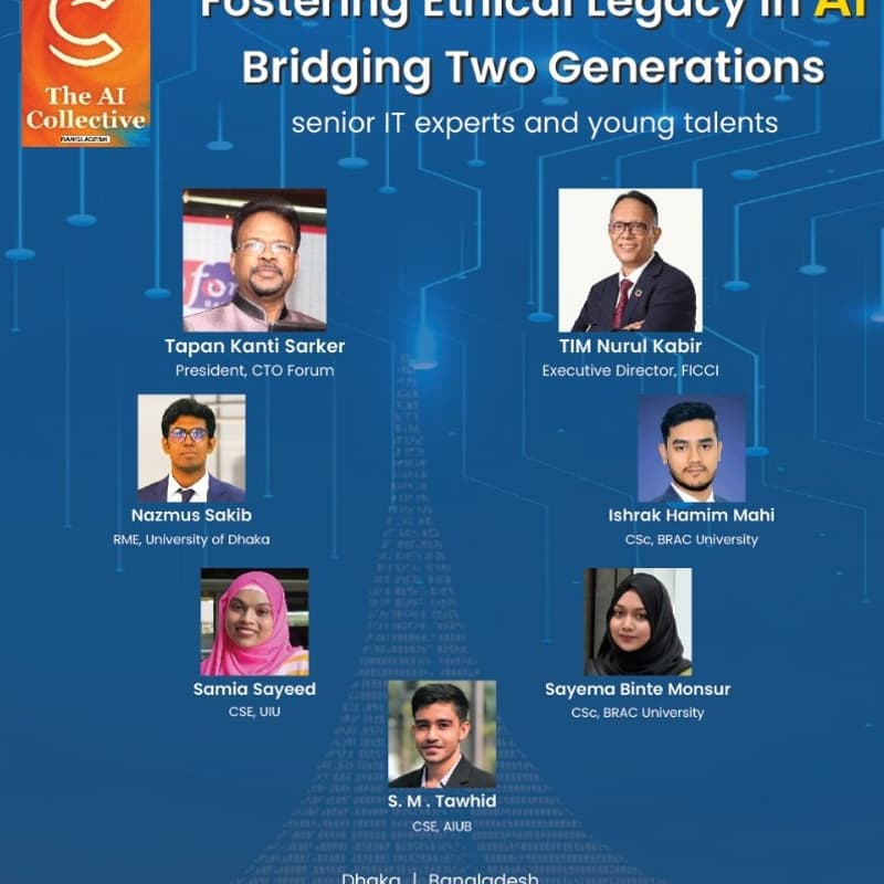Cover Image for 🧠 The AI Collective Bangladesh | Fostering Ethical Legacy in AI: Bridging two Generations